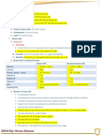 Pediatric - Energy & Milk