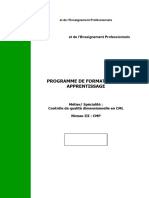 CML 0709 Contrôle de Qualité Dimensionnelle en CML CMP