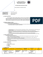 Teaching and Assessment of Literature Studies Syllabus-Obe Based (Final)