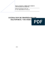 Estimacion de Propiedades de Transporte Viscosidades