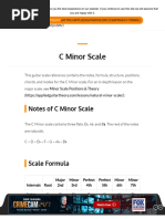 C Minor Scale - Applied Guitar Theory