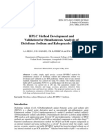 Diclofenac Rabeprazole HPLC