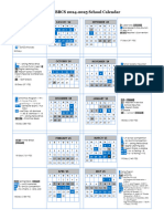 BBcs 2024-2025 Academic Calendar