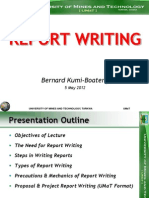 Report Writing (CHP 7)