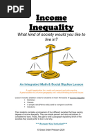 Income Inequality: What Kind of Society Would You Like To Live In?