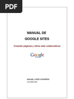 Manual Google Sites