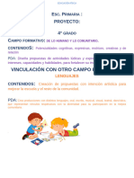 Proyecto Educacion Fisica 4° Primaria Apoyar Es Mas Divertido