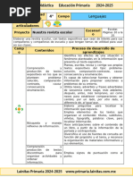 4to Grado Septiembre - 05 Nuestra Revista Escolar (2024-2025)