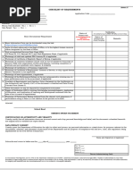 Annex C - Checklist of Requirements - XLSX Annex C - Checklist