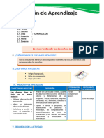 D1 A1 SESION COM. Leemos Textos de Los Derechos Del Niño