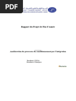 Amélioration Du Processus Du Conditionnement Par L - Intégration Des Démarches 5S Et SMED