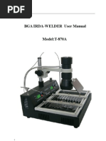 Irda-Welder User Manual T-870a