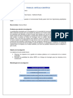 Preparation of Environmental Friendly Pastic Brick From High-Density Polyethylene Waste