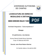 Bienes Derechos Reales Y Sucesiones: Universidad Autonoma de Chiapas