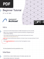 Beginner and Advanced ArchiCAD Tutorial