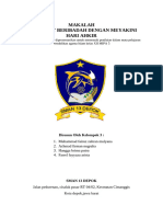 Makalah Semangat Beribadah Dengan Meyakini Hari Ahkir