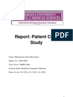 Aiman - Patient Case Study Report