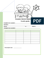 Examen 3er Trimestre 4B