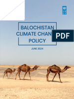 Balochistan Climate Change Policy 