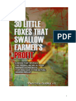 30 Little Foxes That Swallow Farmers Profit