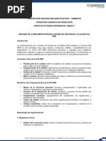 Anexo-Enfoque de La Implementaciã N Del Sistema de Gestiã N de La Calidad ISO 9000