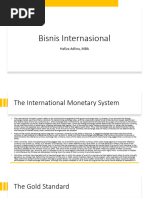 BI 9 - The International Monetary System 