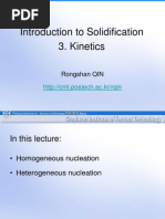 Introduction To Solidification