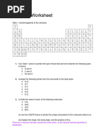 Polarity - Worksheet