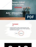 Acute, Chronic and Critical Ischemia