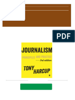 Full Journalism Principles and Practice 3rd Edition Tony Harcup Ebook All Chapters