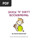 Quick 'N' Dirty Bookbinding: by Hamish Macdonald