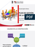 Plan de Gestión de La Calidad en La Construcción