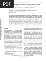 Revital Cohen Et Al - Charge Transport in Conjugated Aromatic Molecular Junctions: Molecular Conjugation and Molecule-Electrode Coupling