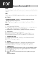 Accounts Receivable (SOP)