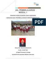 Jurnal Pembelajaran Modul 1 Prinsip Pengajaran Dan Asesmen Merancang Pembelajaran Berdiferensiasi