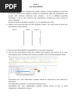 Task 4 ANOVA