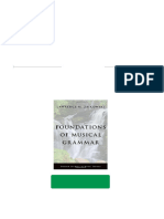 Full Download Foundations of Musical Grammar 1st Edition Lawrence M. Zbikowski PDF