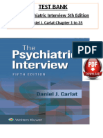 Ebook. Solution Manual and Test Bank For The Psychiatric Interview 5th Edition Daniel J Carlat