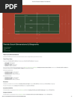 Tennis Court Dimensions & Diagrams - Tennis Department