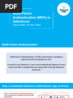 User Guide For Salesforce Multi Factor Authentication - AD