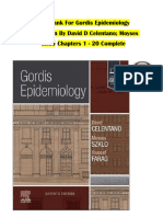 TEST BANK For Gordis Epidemiology, 7th Edition by David D Celentano Moyses Szklo, Verified Chapters 1 - 20, Complete Newest Version