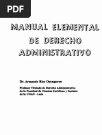 Manual Elemental de Derecho Administrativo PDF