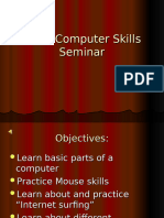 Basic Computer Skills Seminar