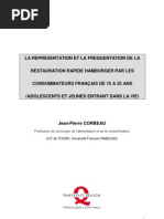 Rapport JP Corbeau Etude de Institut Quick