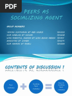 Peers As Socializing Agent