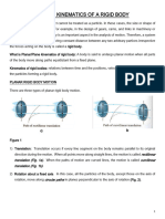 Planar Kinematics and Kinetics of A Rigid Body