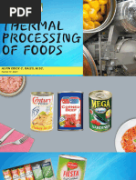 Thermally Processed Foods