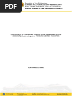 EFFECTIVENESS OF COW MANURE - SAWDUST ON THE GROWTH AND YIELD OF EGGPLANT (Solanum Melongena L.) FOR CHIPS AND FRIES PRODUCTION