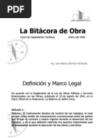 Bitacora de Obra