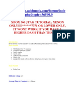 XBOX 360 Jtag and Modifying Tutorial